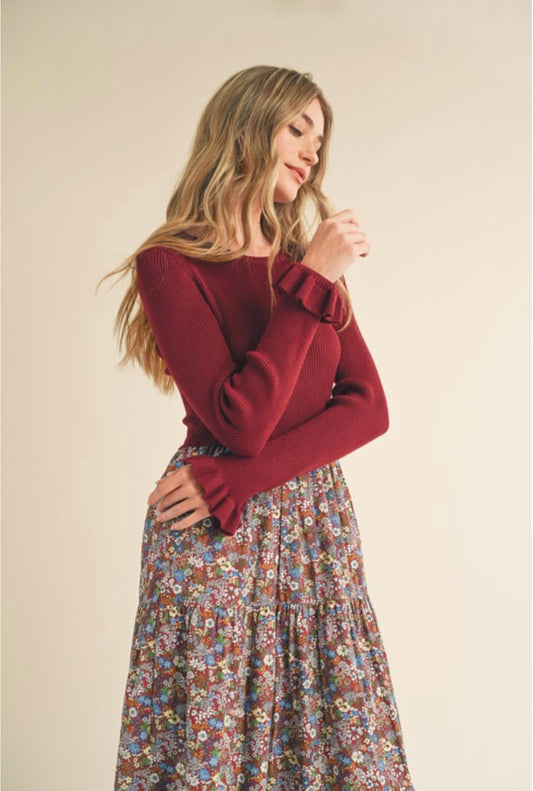 Leah Sweater Skirt Dress