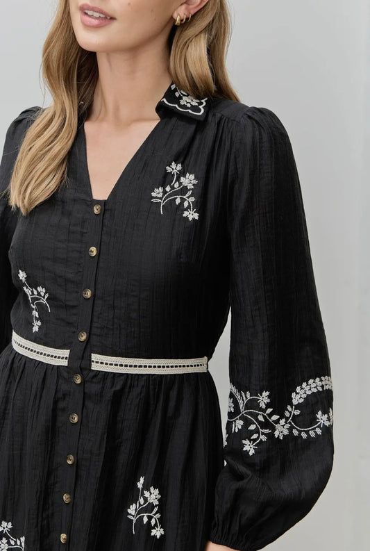 Perfect Winter Dress in Black