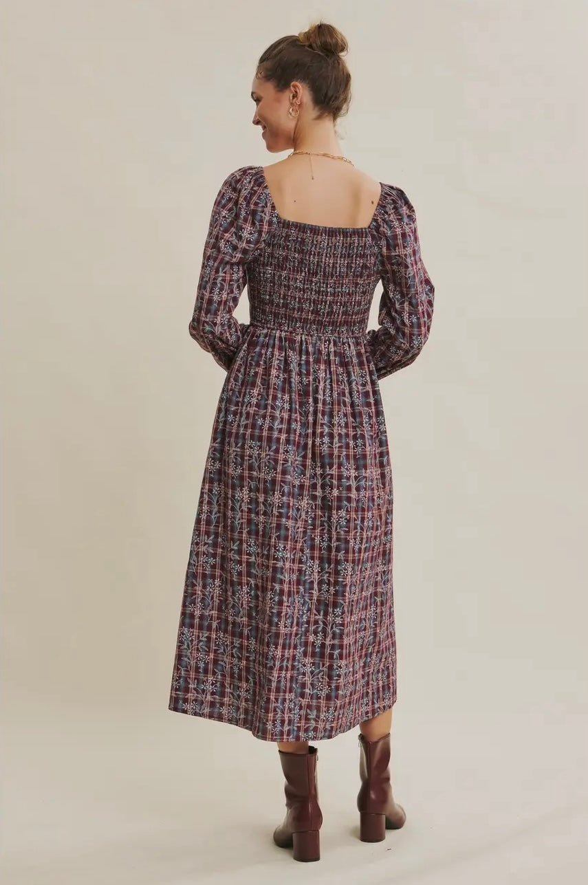 Fall Favorite Embroidered Dress