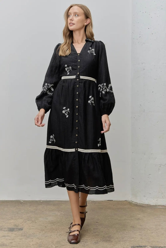 Perfect Winter Dress in Black