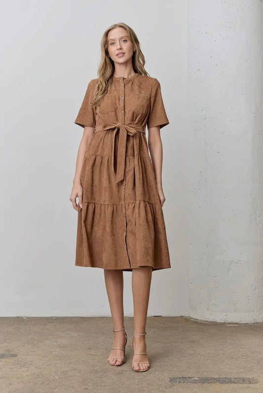 Corduroy Midi Dress