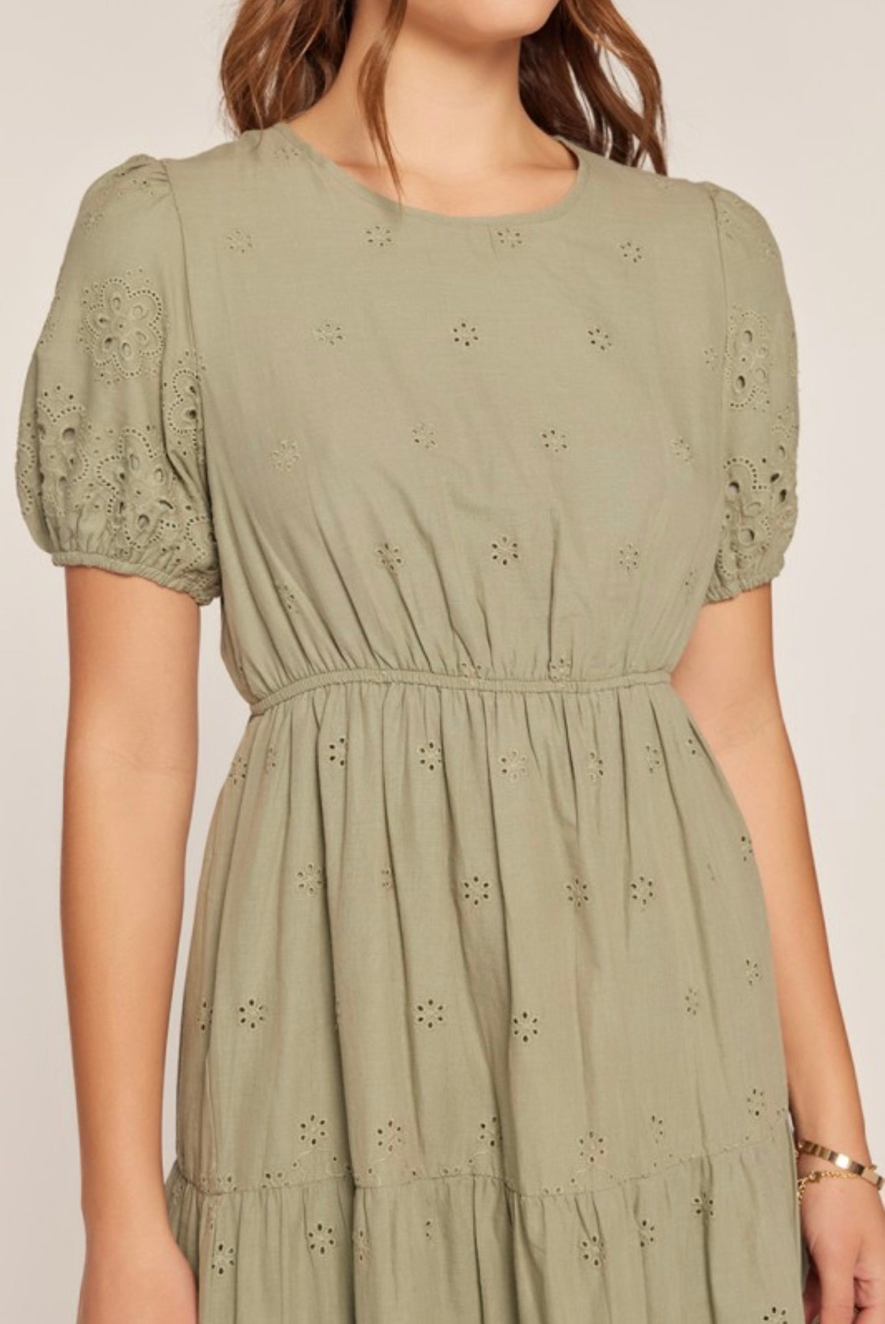 Brooke Embroidered Dress