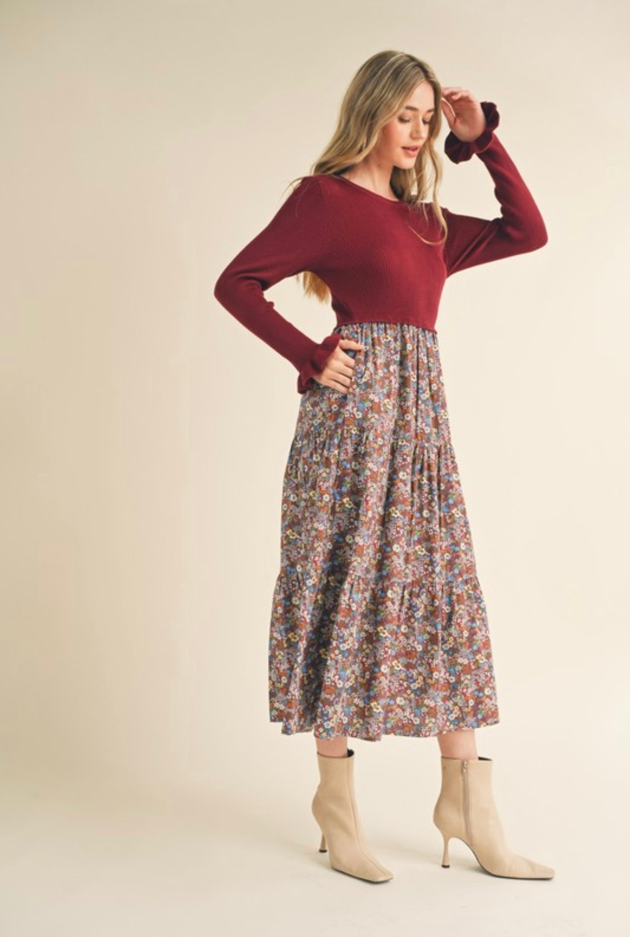 Leah Sweater Skirt Dress