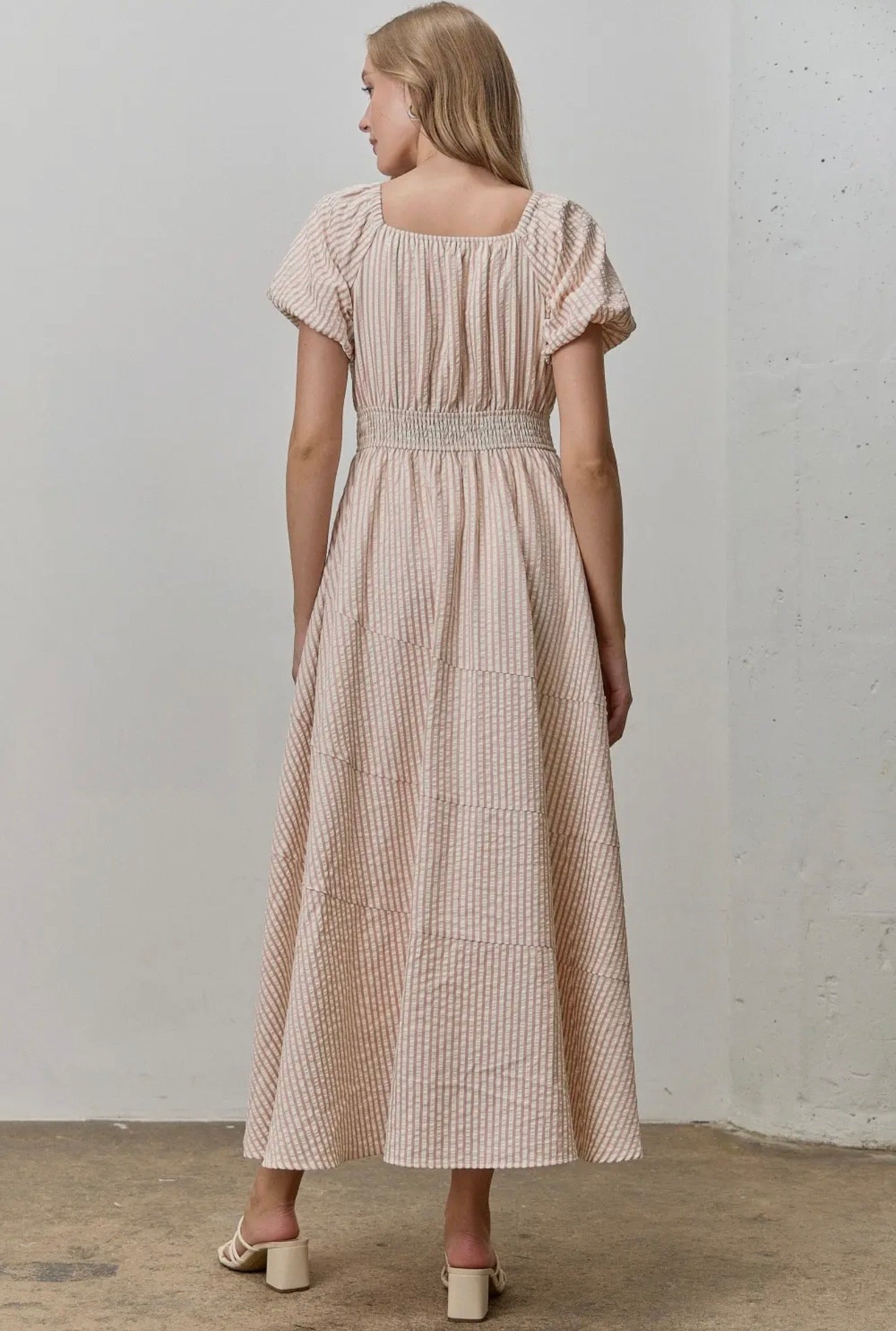 Daniela Maxi Striped Dress