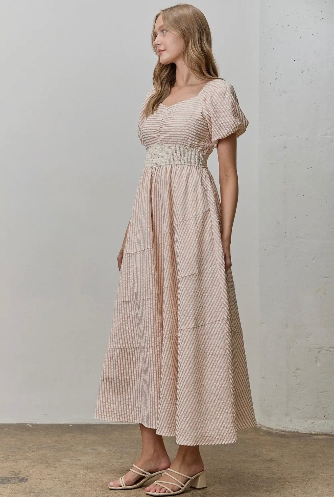Daniela Maxi Striped Dress