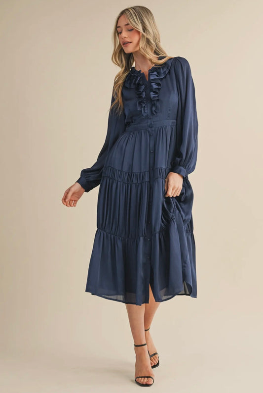 Rome Navy Dress
