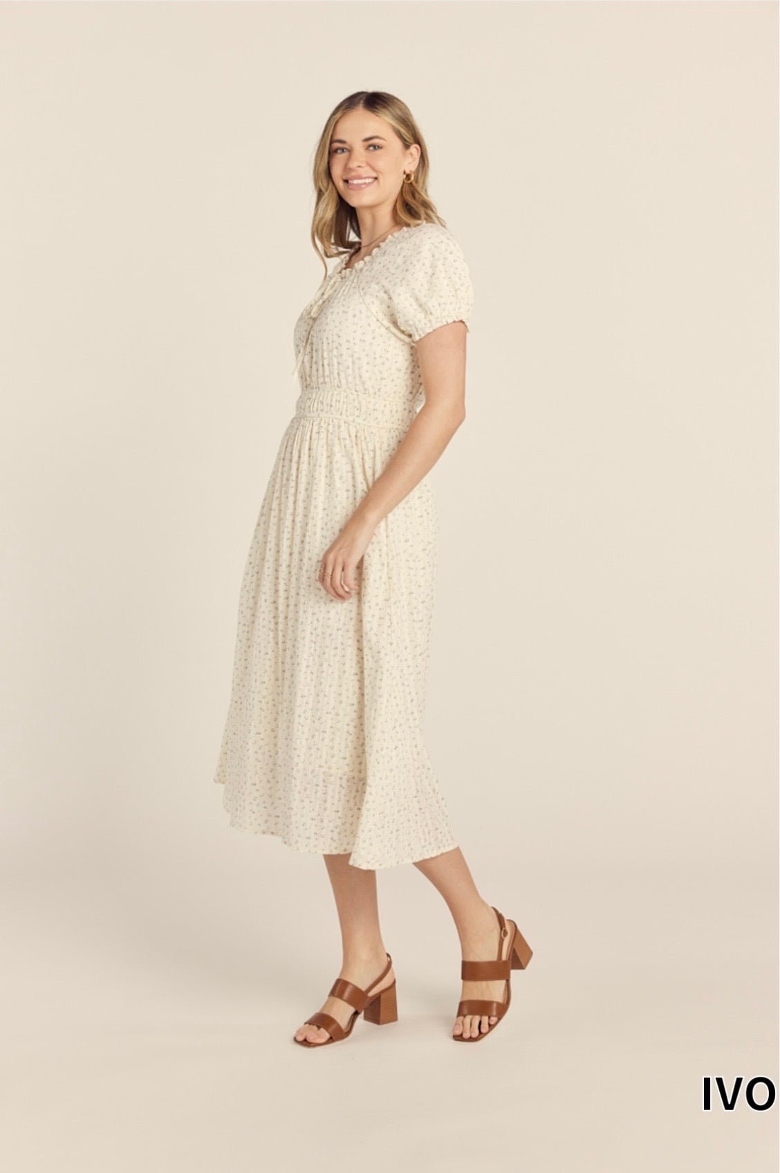 Faith Blue Floral Dress