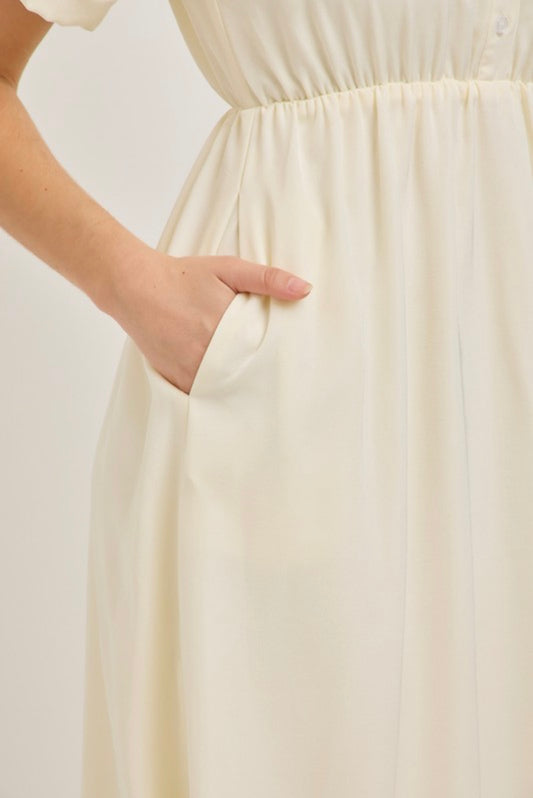 Ivory Midi Dress