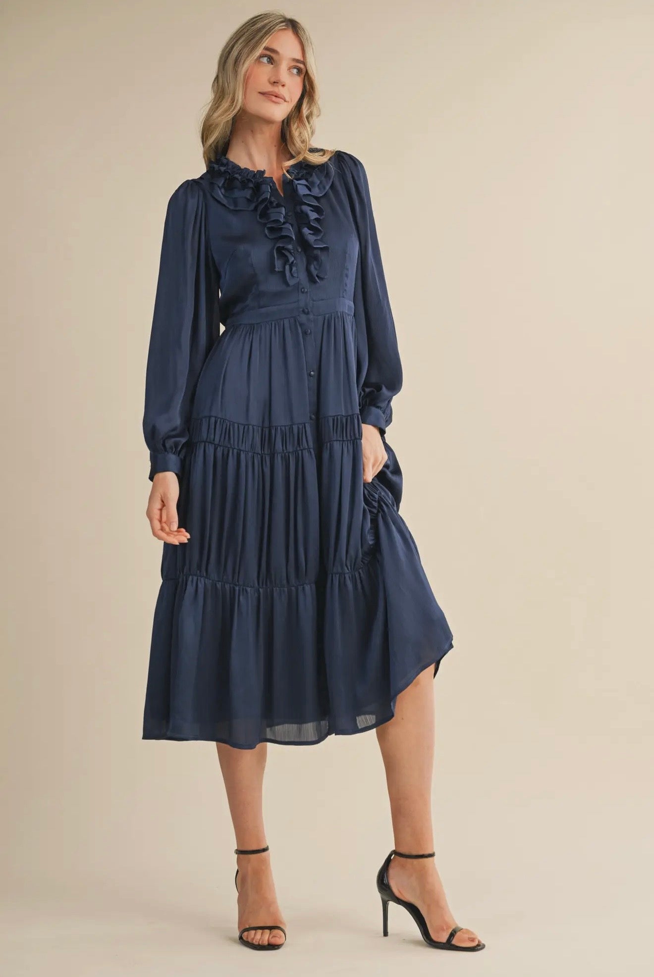 Rome Navy Dress