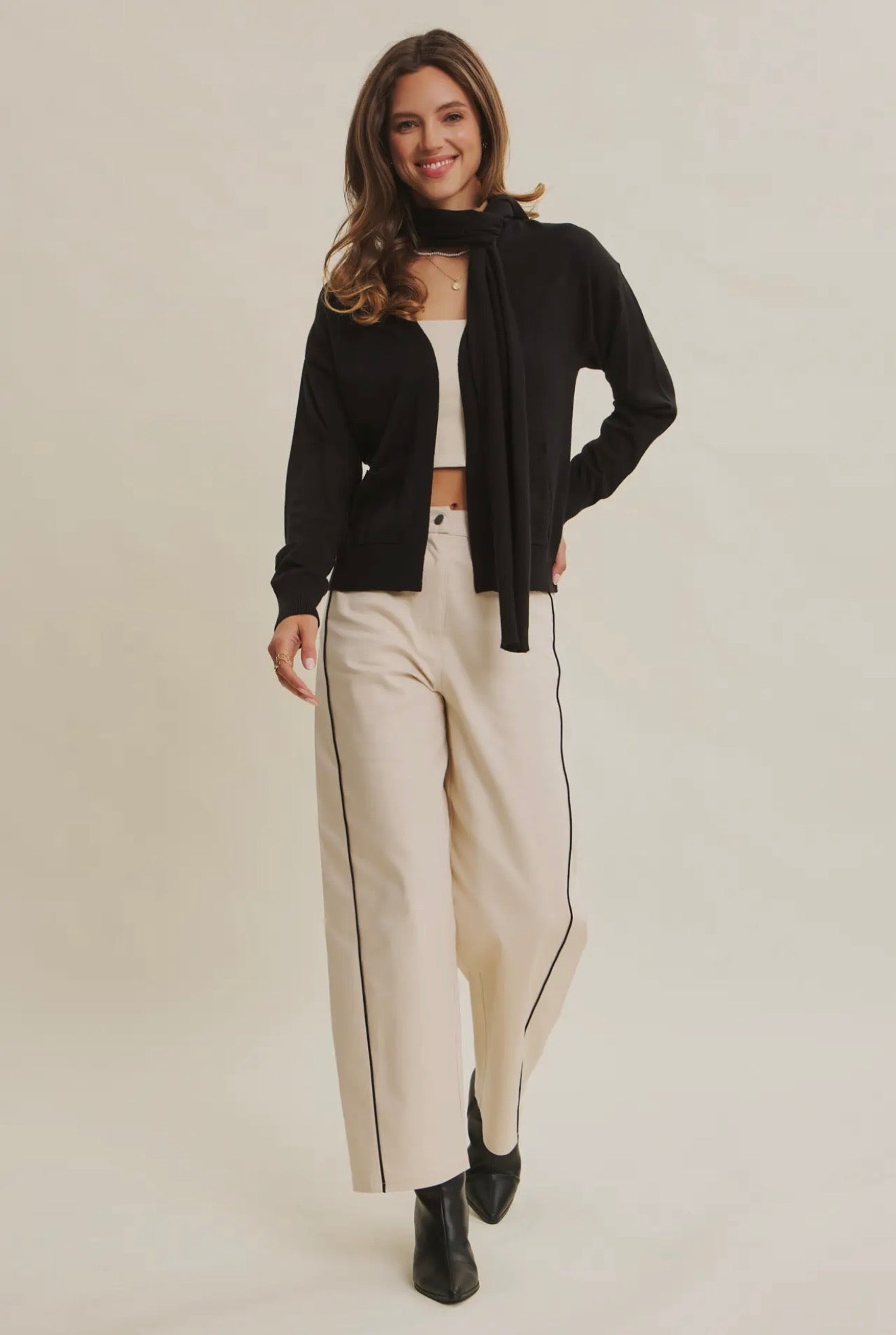 Elevated Convertible Cardigan with Shawl and Pockets