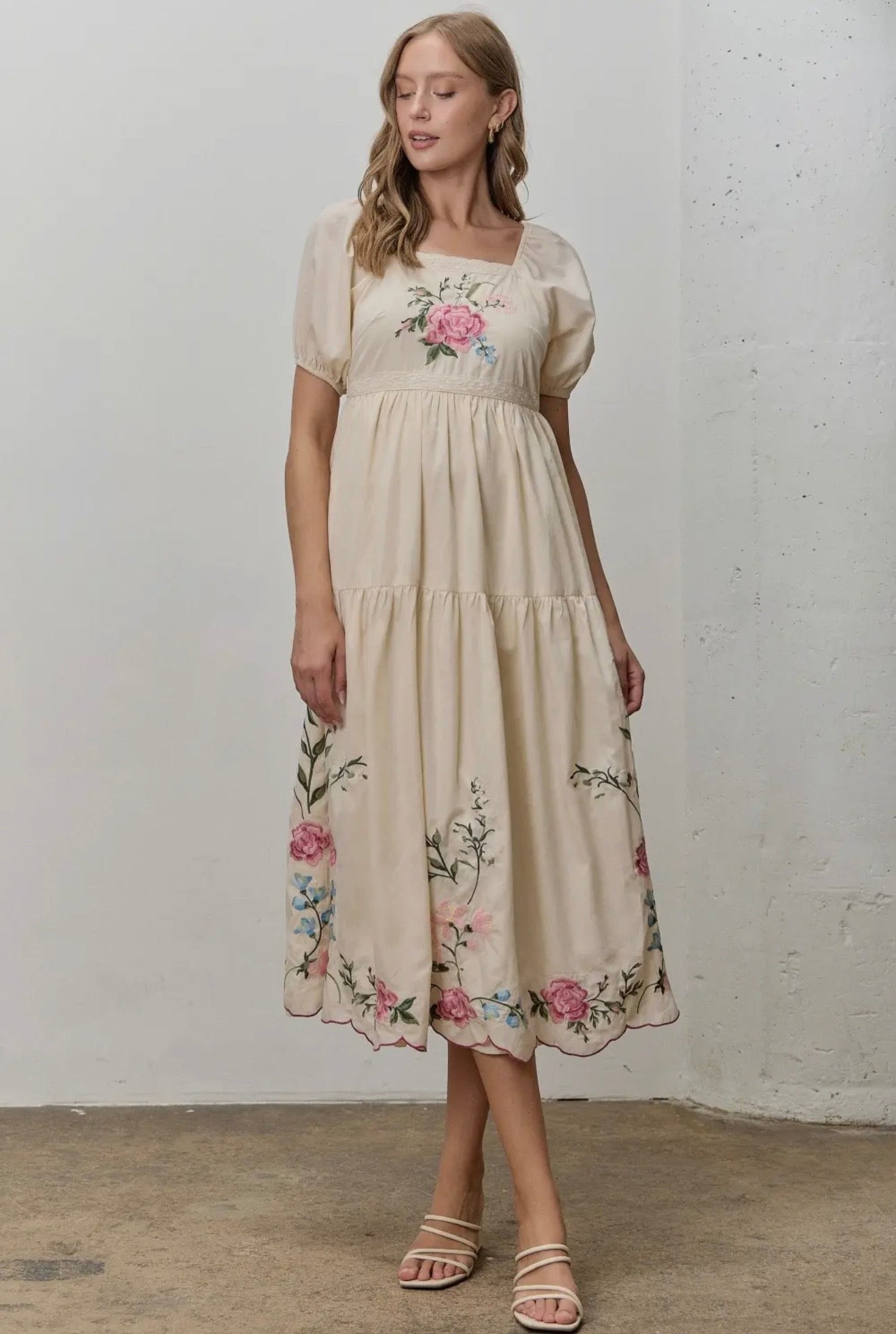 Chelsea Floral Embroidered