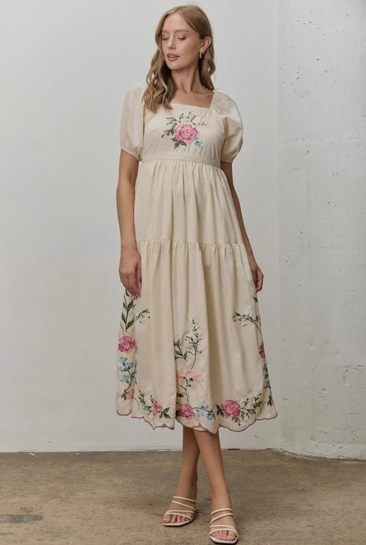 Chelsea Floral Embroidered