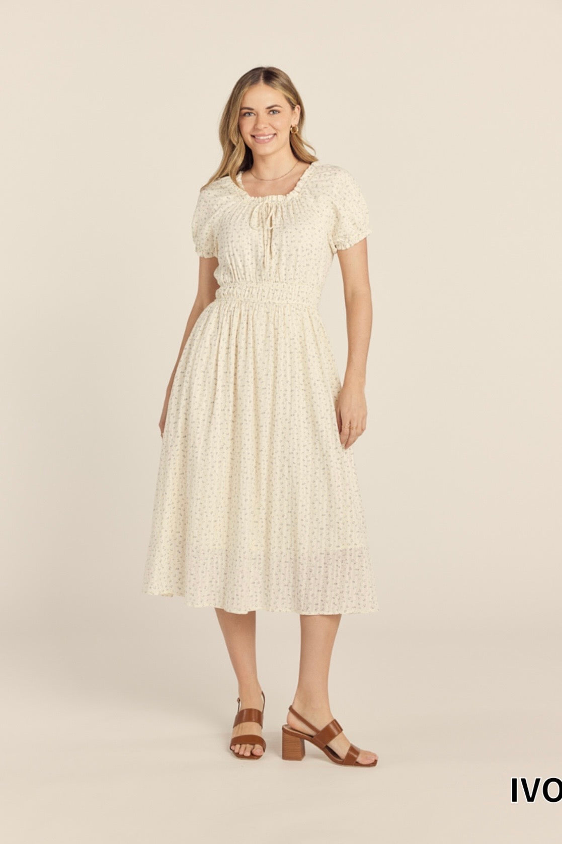 Faith Blue Floral Dress