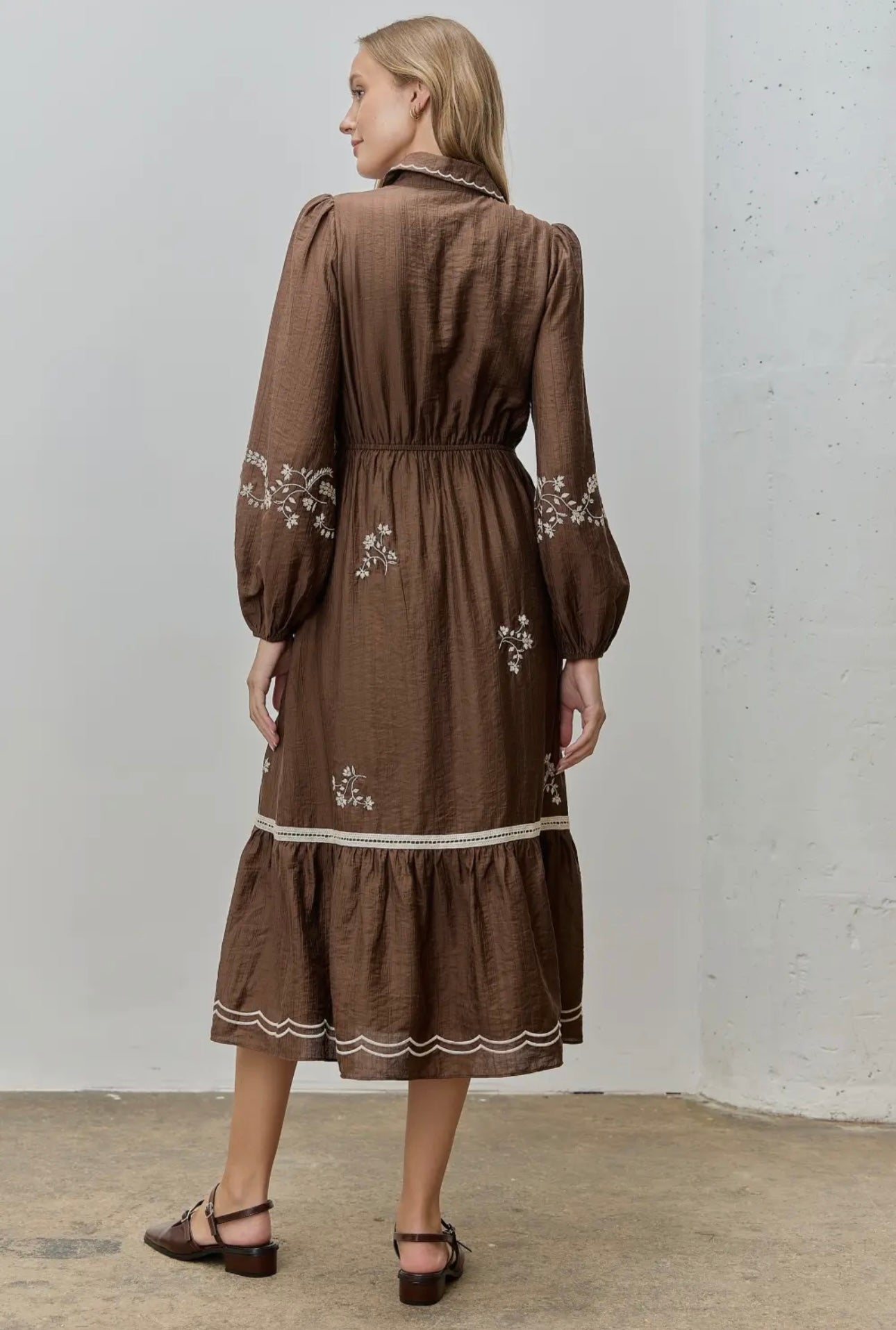 Perfect Winter Dress in Brown