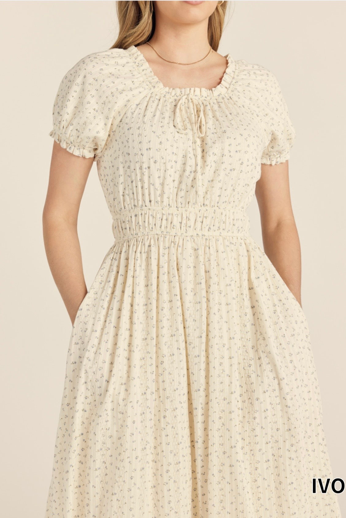 Faith Blue Floral Dress