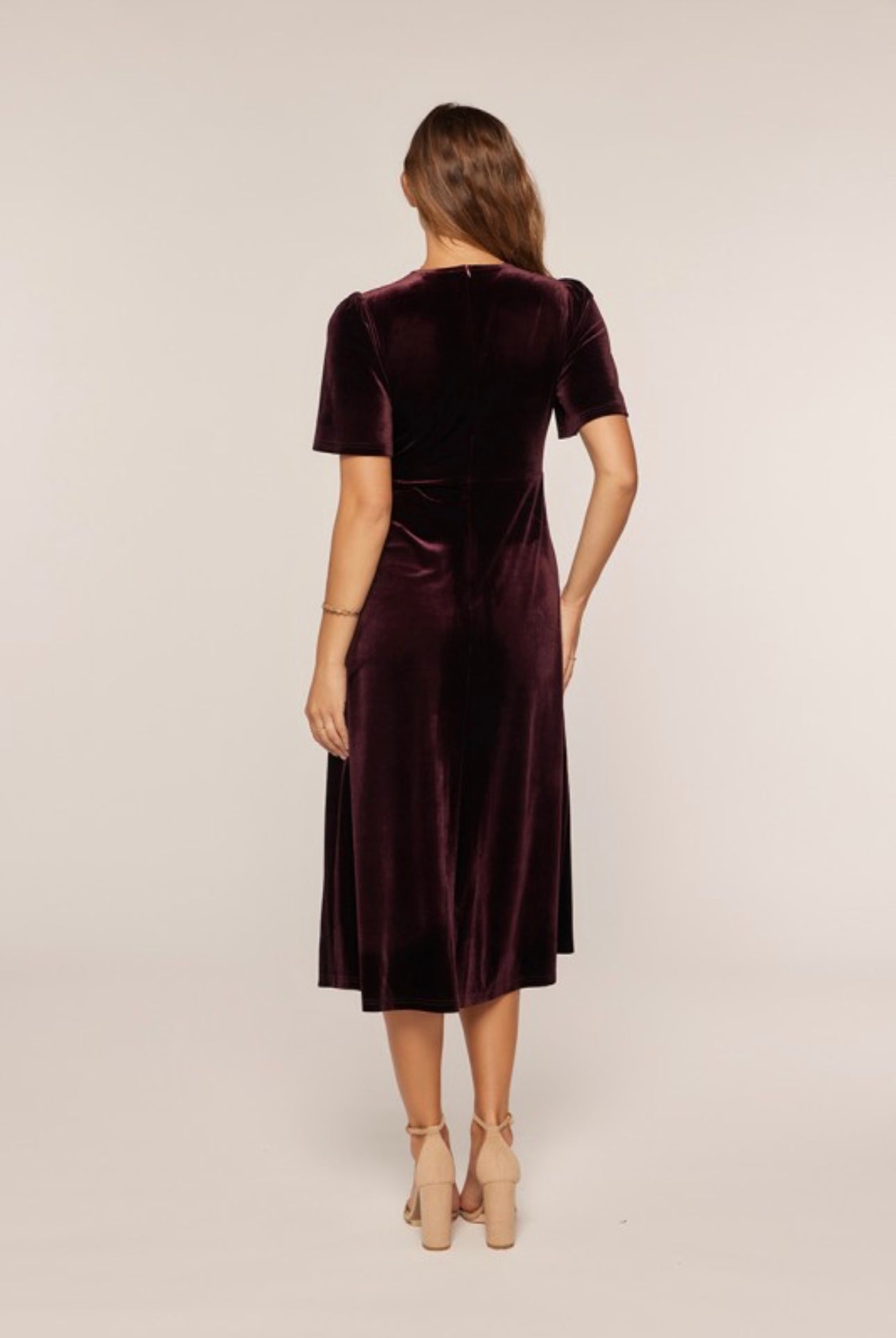 Plum Velvet Midi